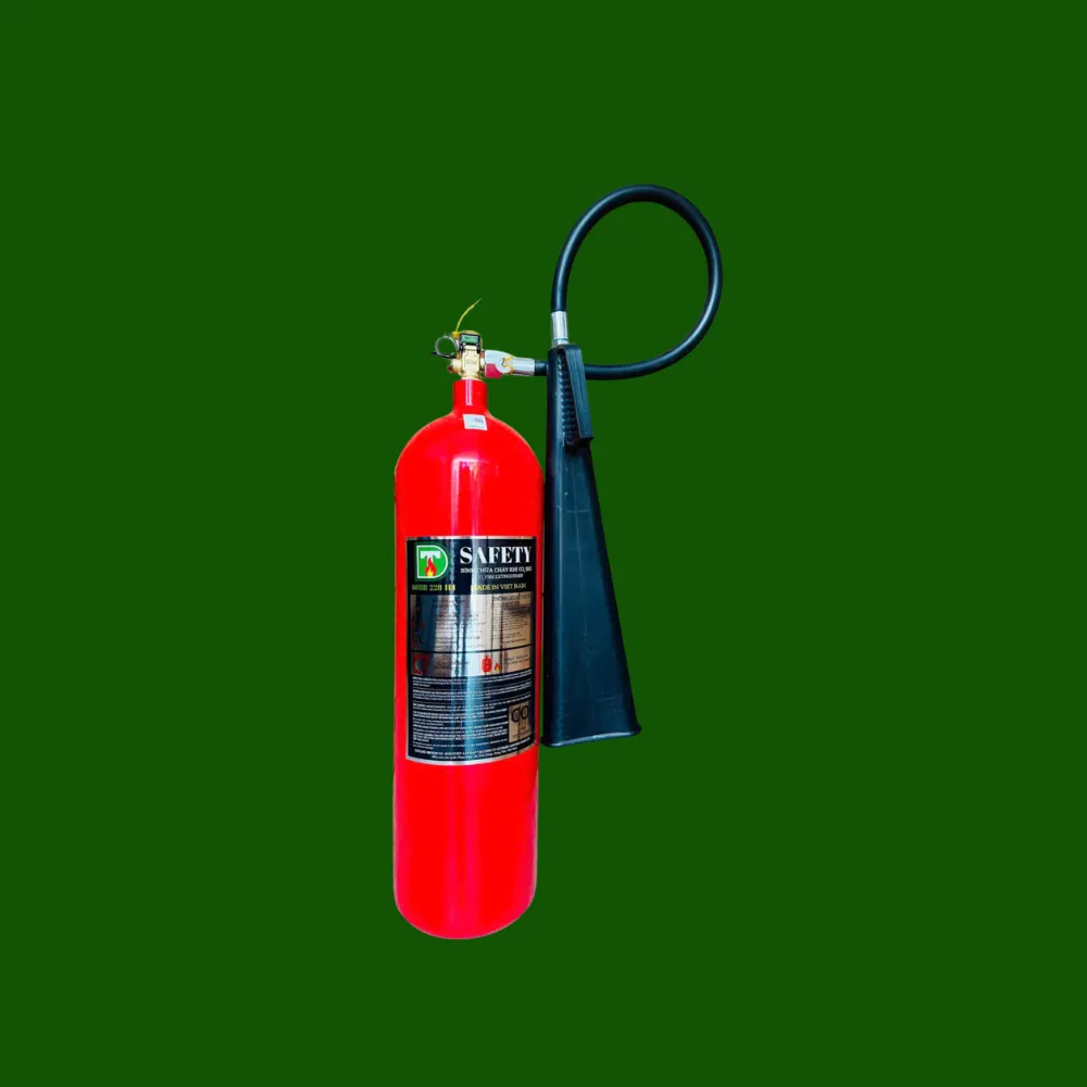 Bình Safety chữa cháy khí CO2 5kg + Tem PCCC 2025