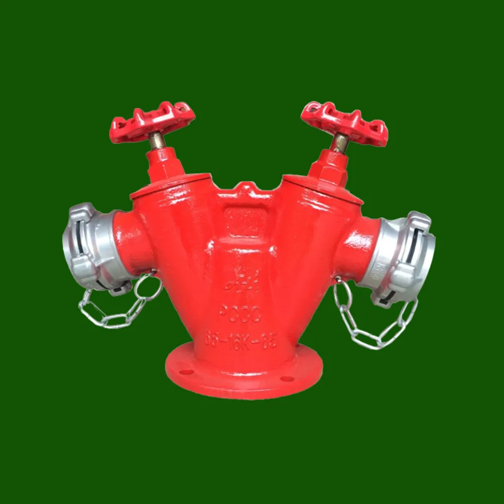 Trụ nước chữa cháy 2 cửa 8 lỗ D100 trung quốc