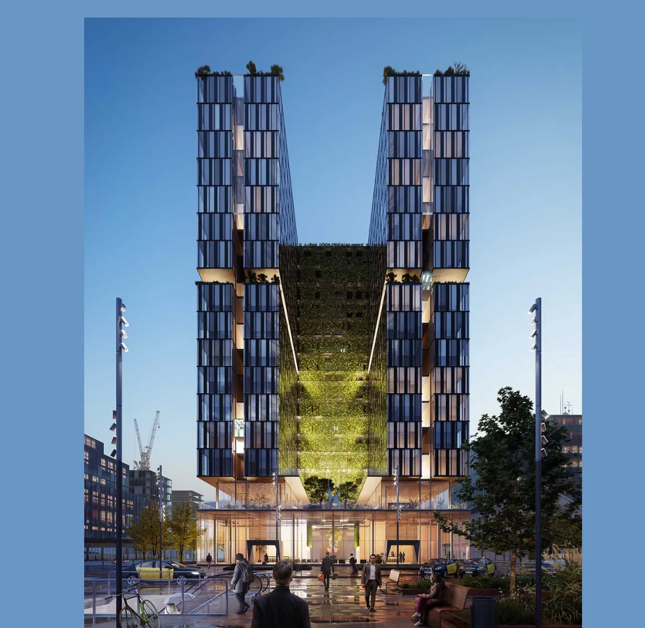 Thiết kế tòa nhà văn phòng hiện đại 16 tầng - Premier Building