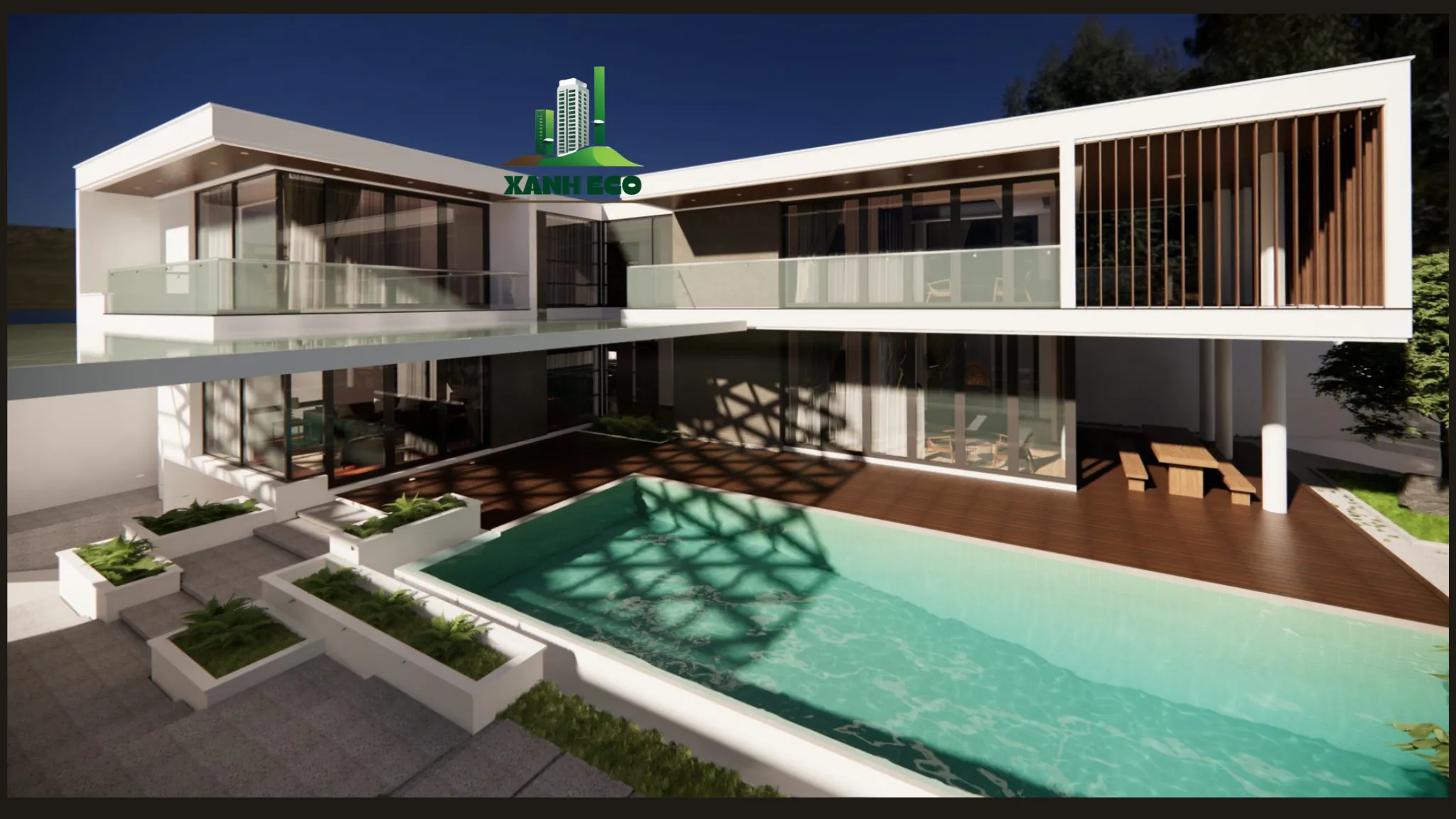 công trình Xây biệt thự trọn gói 553m2