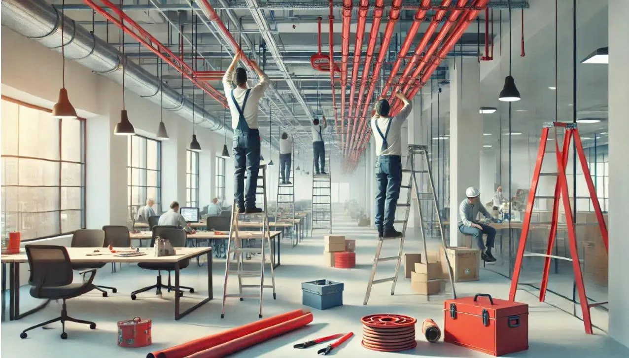 Thi công lắp đặt hệ thống ống dẫn nước