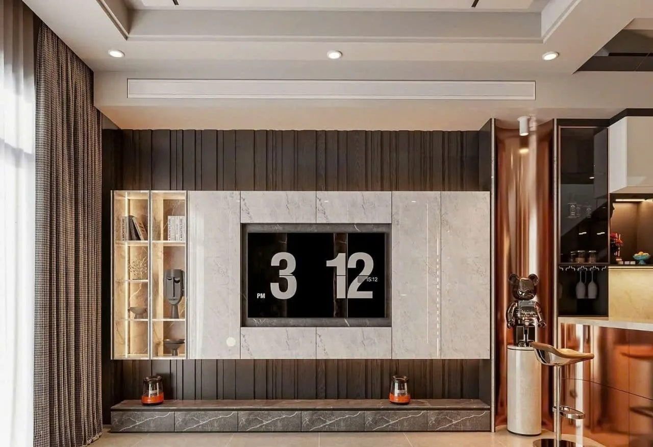 Dự án nhà phố được thiết kế với phong cách hiện đại, mạnh mẽ